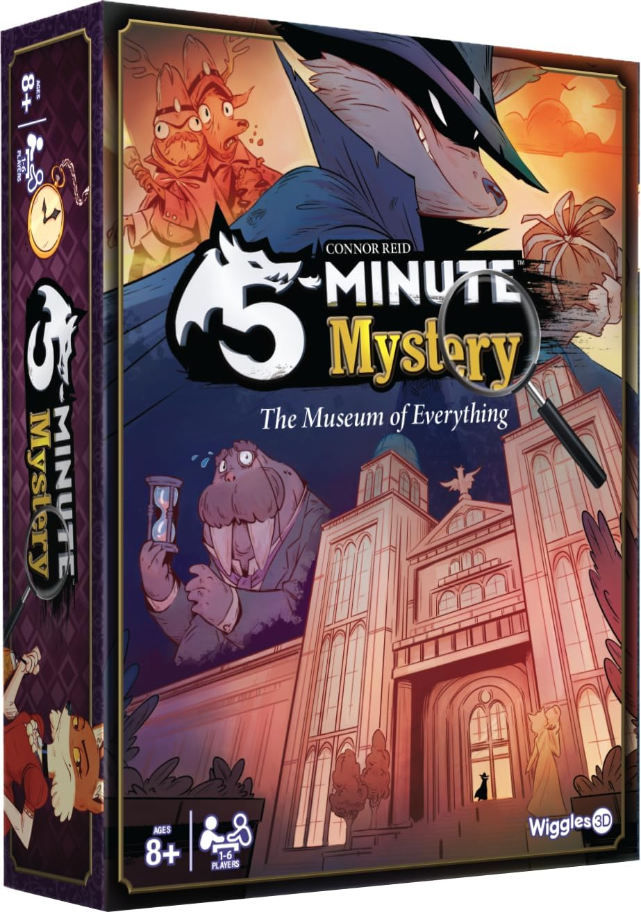 Asmodee 5 Minute Mystery | a Real-Time, Co-Op, Mystery Game | 1-6 Players | 5-30 Mins | Ages 8+ image number 3