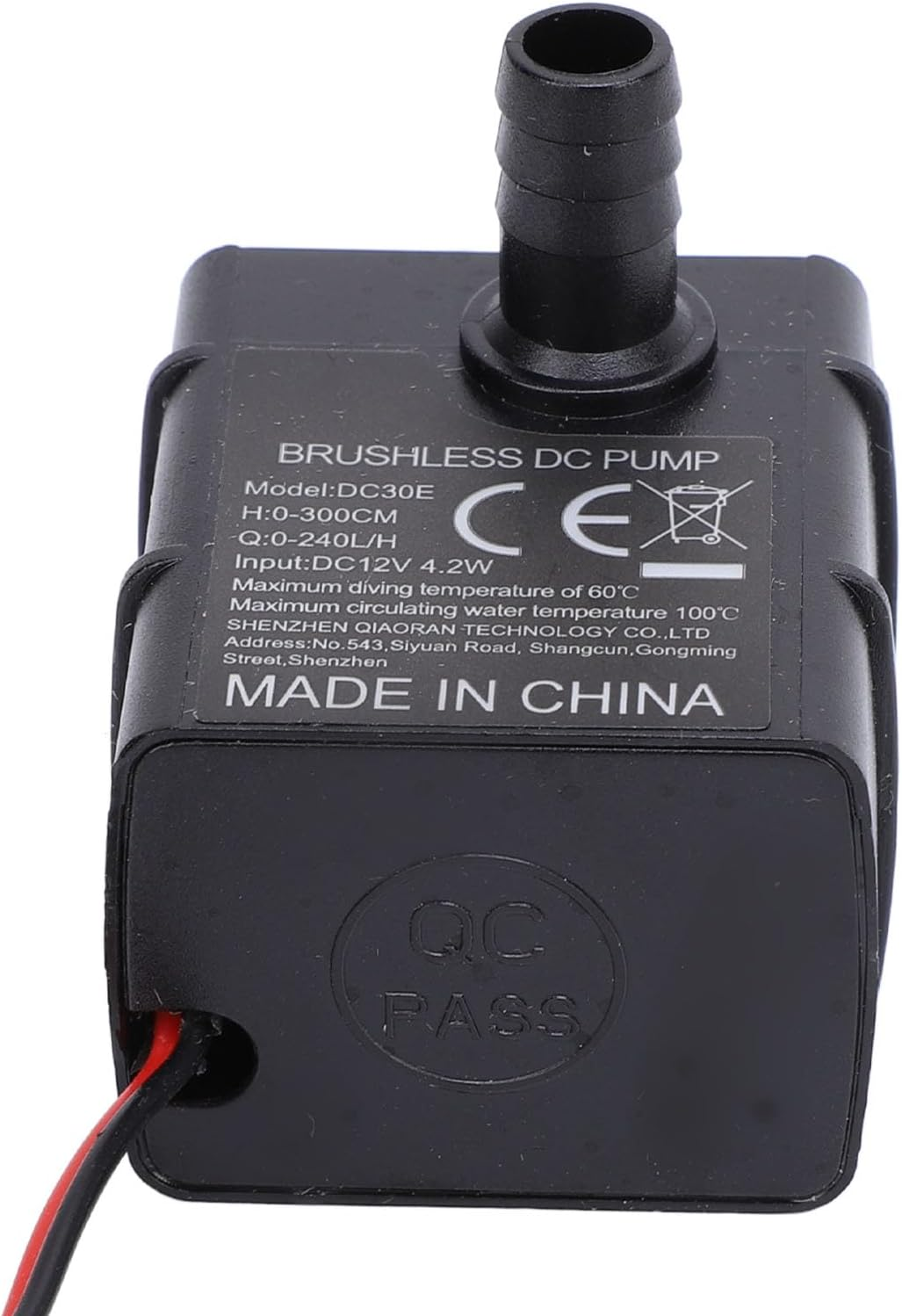 Yosoo Brushless Submersible with Adjustment 240L/H 300Cm Lift IP68 Water Resistant DC12V Pump for Fish Fountain image number 5