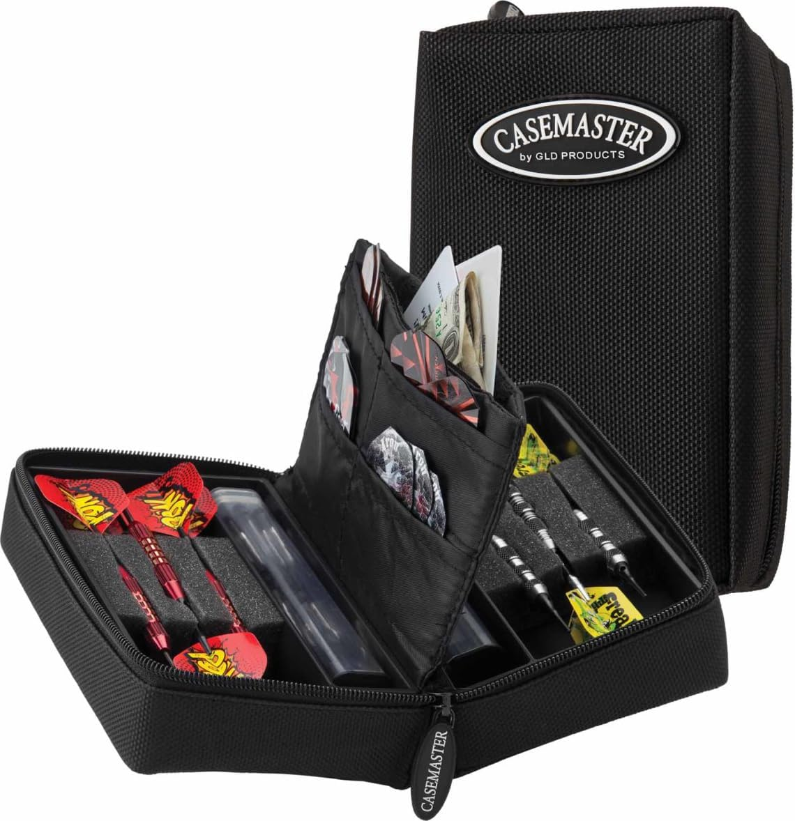 Casemaster by GLD Products Unisex-Adult Dart Nylon Storage/Travel Case 36-0901-01, Black, Approx. 0.71 Inch/1.8Cm image number 4