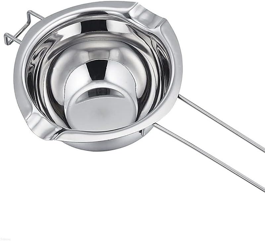 Stainless Steel Wax Melting Pot Double Boiler for DIY Wedding Scented Candle, Rust Resistant, 10.4X5.7X2.3 Inches