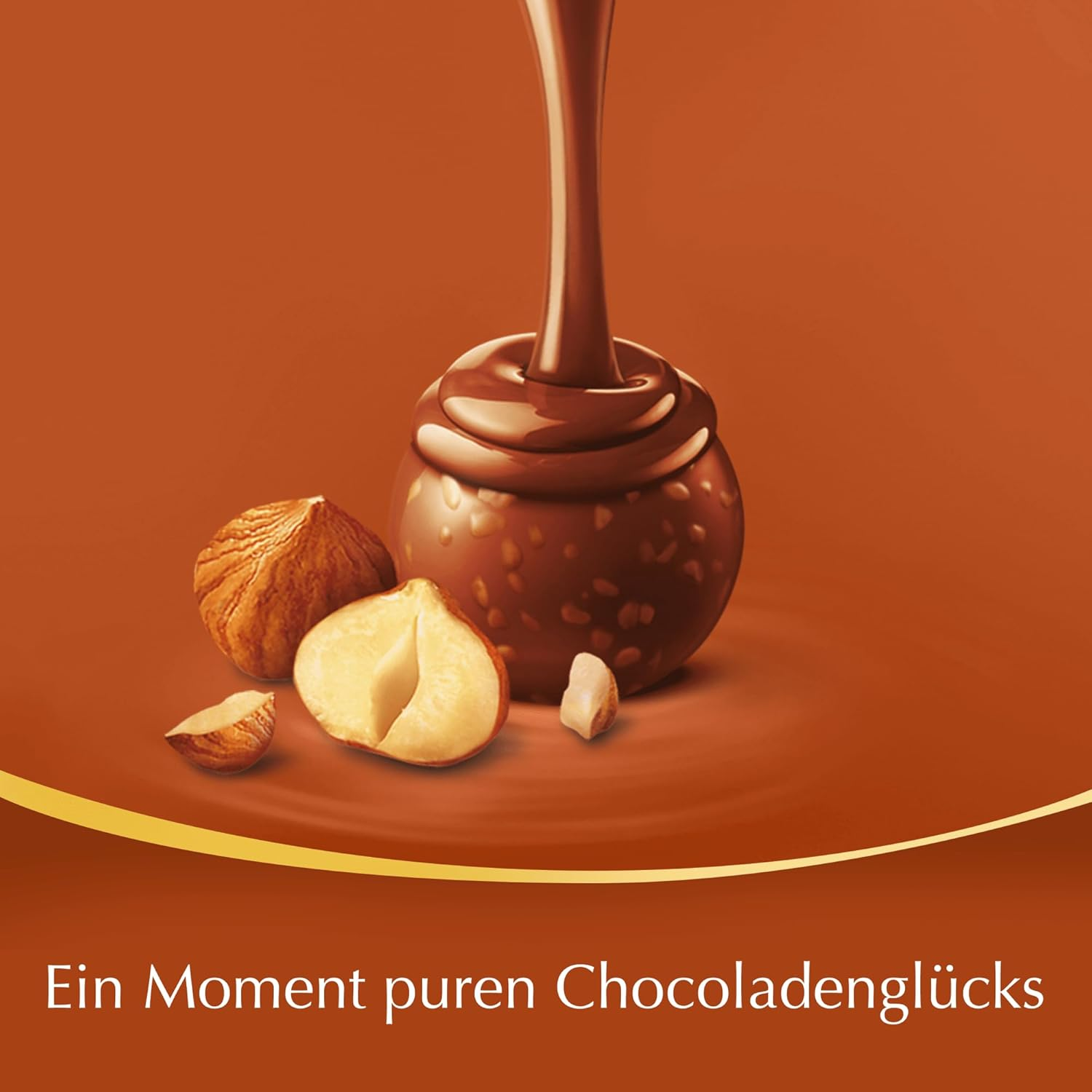 Lindt LINDOR Hazelnut Bag 1Kg image number 3