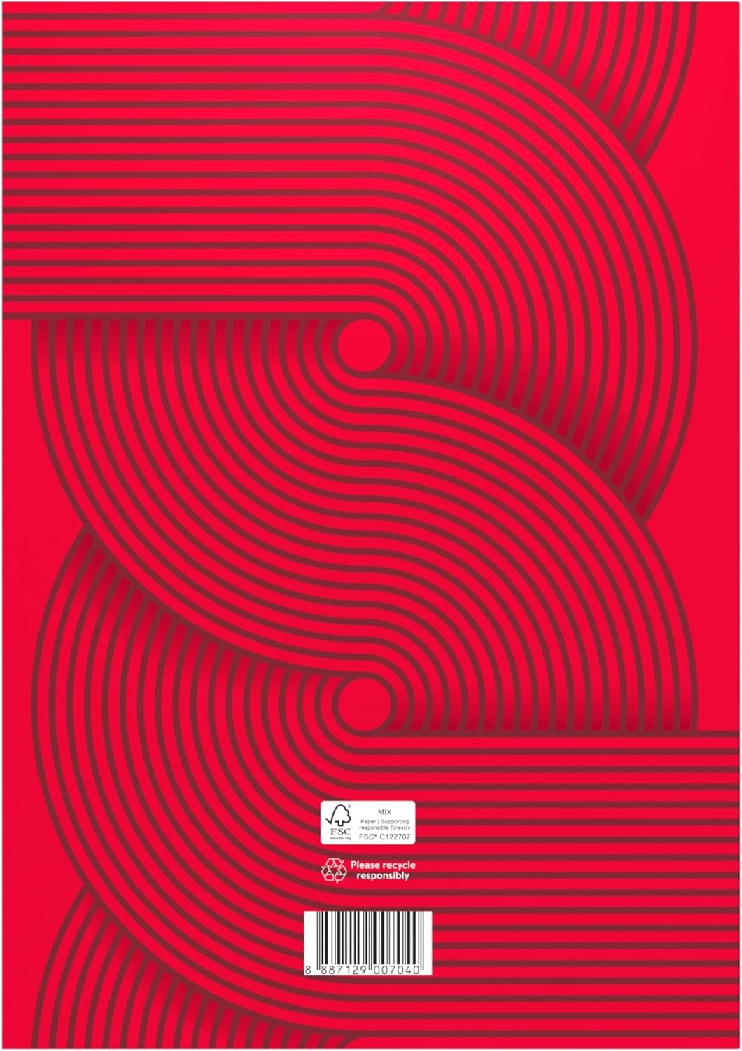 Collins Colplan - A4 Month to View 2026 Early Edition Diary/Planner - Geo Red image number 1