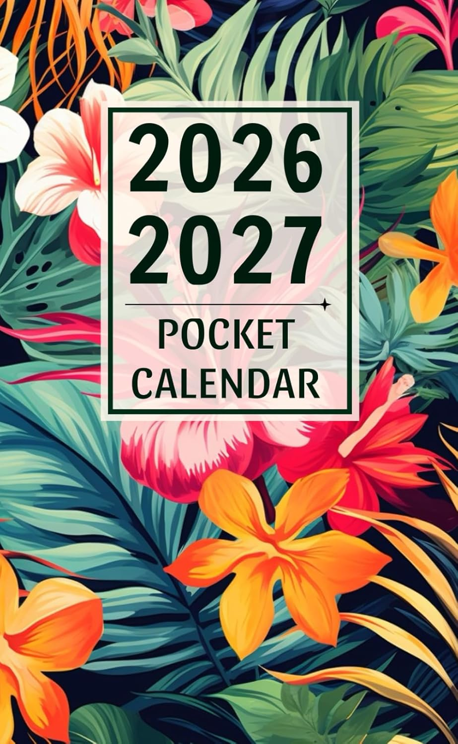 2026-2027 Pocket Calendar: 2 Year 26/27 Monthly Planner for Purse ( January 2026 to December 2027)