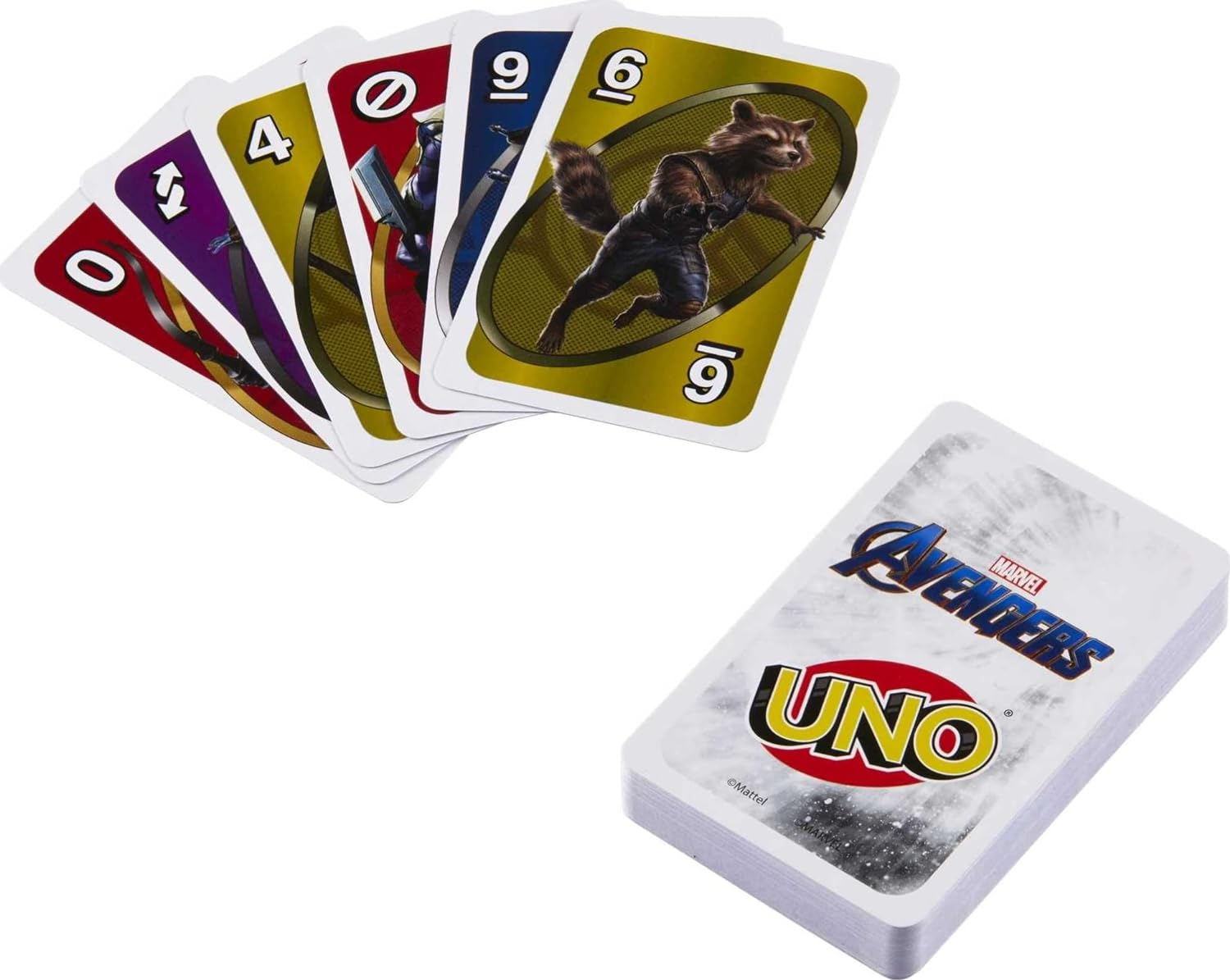 UNO Avengers Kids and Family Card Game image number 2