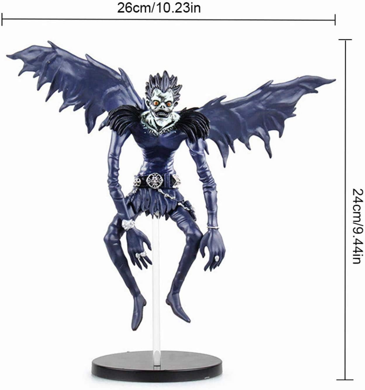 Zhongkaihua Death Note Figure Anime Figure Toy Cartoon Model Dolls Action Figure Statue Collection Figures Ryuk/Rem for Anime Fans 20 Cm (Ryuk) image number 5
