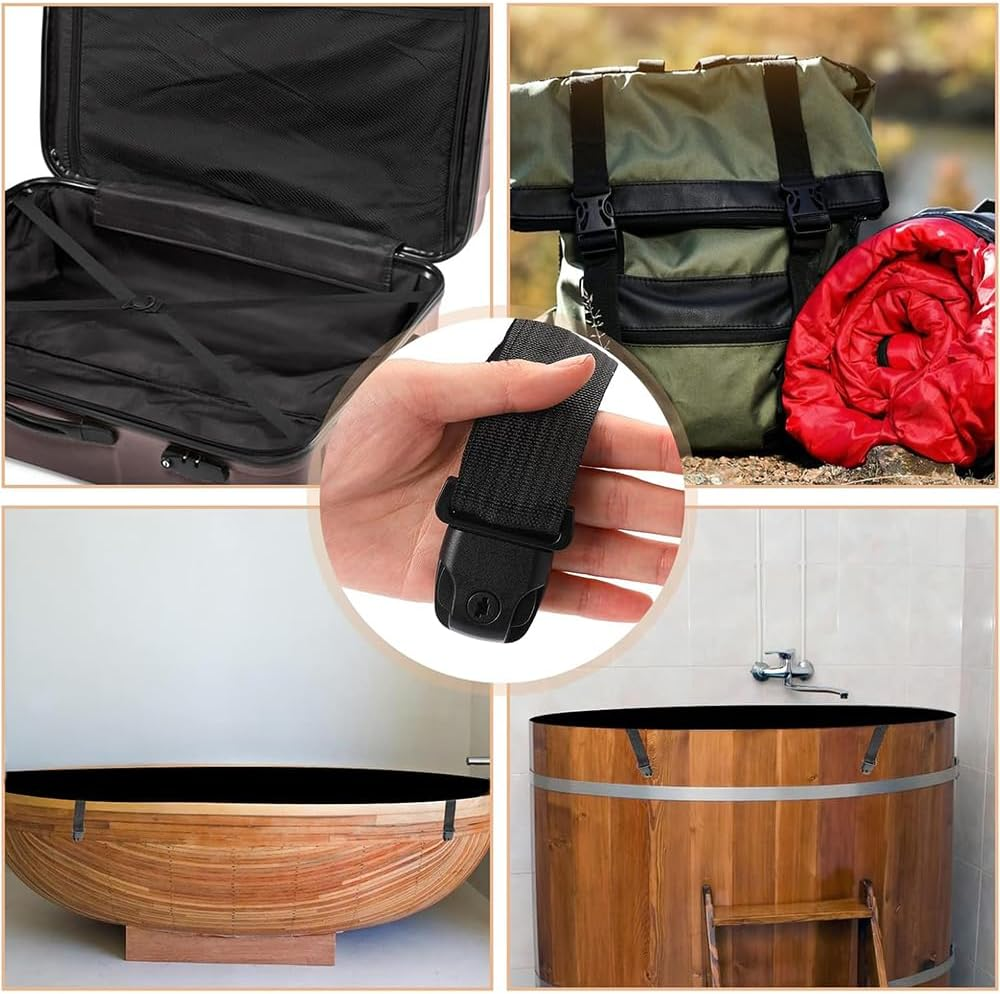 Spa Hot Tub Cover Clips Latch Replacement Kit,Hot Tub Cover Broken Latch Repair Kit, Replacement Hot Tub Cover Latch Repair Kit with Key and Screws Accessories,For Hot Tubes and Others image number 5