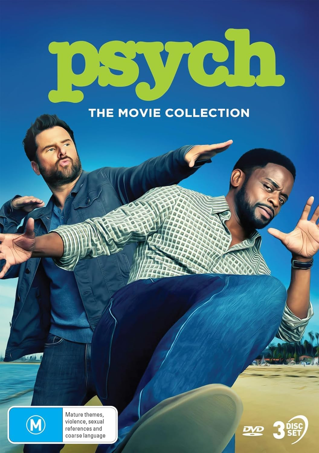 Psych - 3 Movie Collection (Psych the Movie/Psych 2: Lassie Come Home/Psych 3: This Is Gus) [DVD]