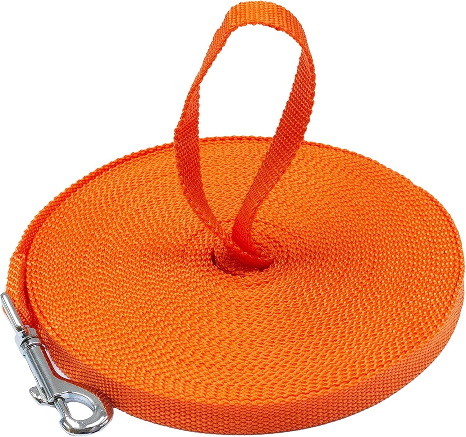 Downtown Pet Supply Long Dog Puppy Obedience Recall Training Agility Lead, Leash - Black, 30' Foot - By,