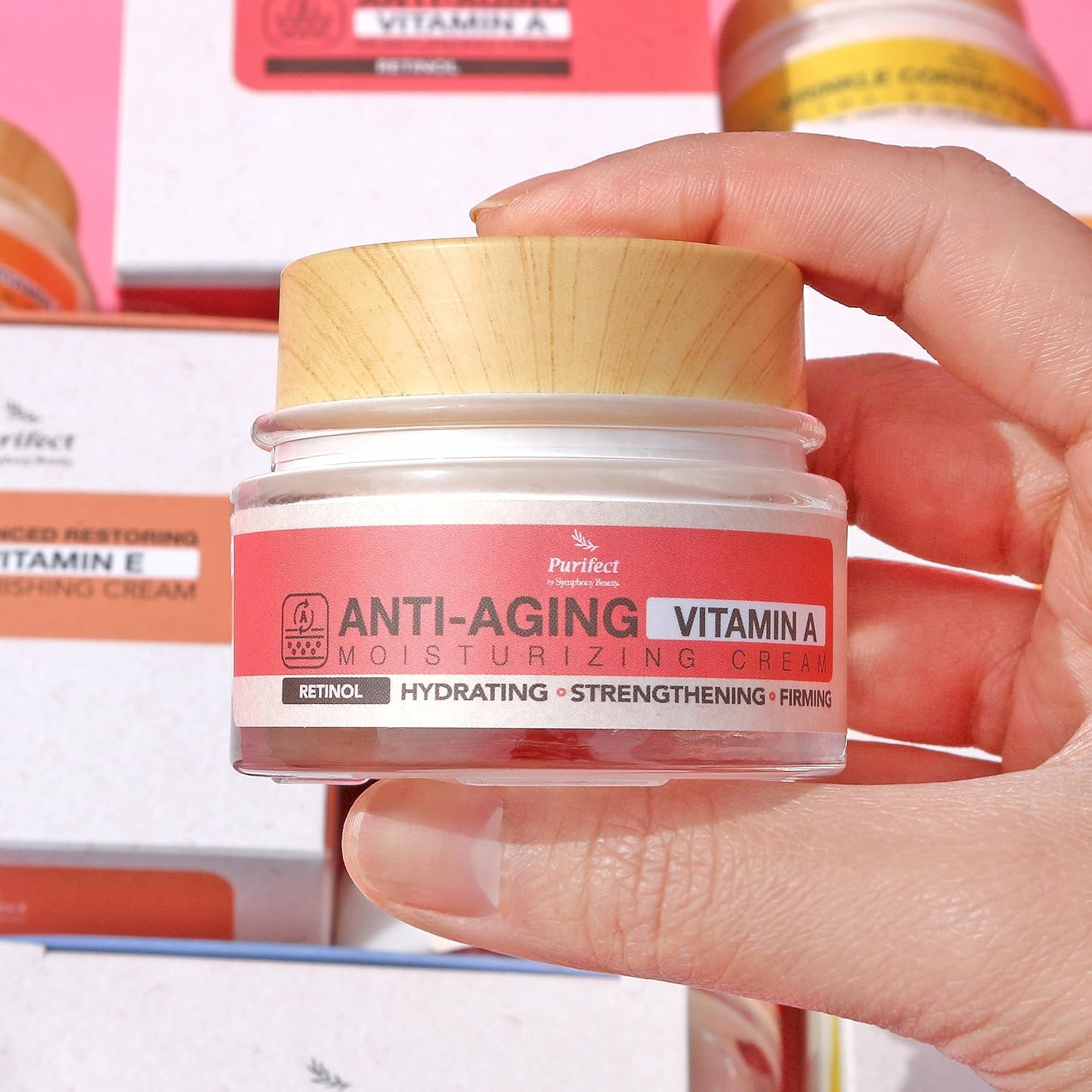 Purifect Anti-Aging Vitamin a Moisturizing Cream with Retinol, Anti-Aging and anti Wrinkle Face Cream, Retinol Cream Strengthens and Firms Skin, Suitable for All Skin Types 50Ml image number 1