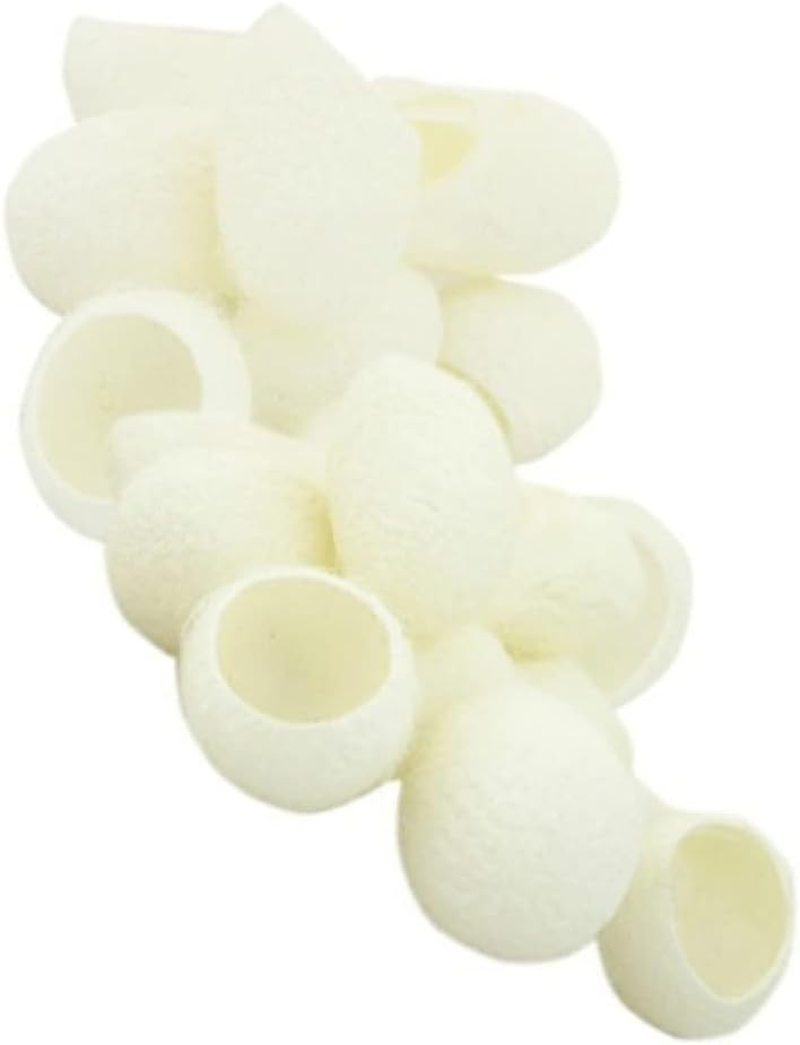 Beavorty Natural Silkworm Facial Cleaning Balls 200Pcs Organic Skin Care Scrub for Exfoliation and Blackhead Removal Suitable for Sensitive Skin Daily Beauty Routine image number 3