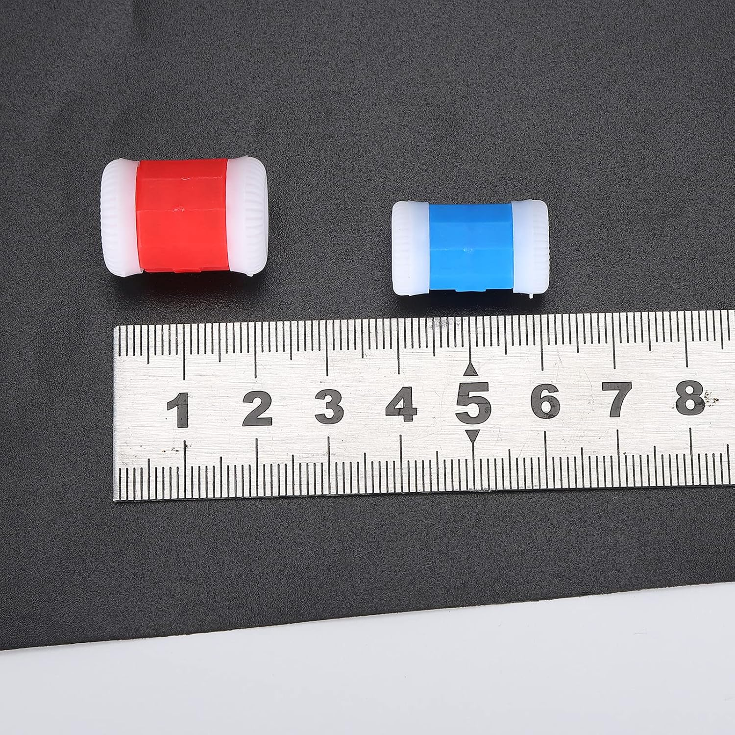 Plastic Knit Counter Knitting Crochet Stitch Marker Row Ring Sewing Tool Accessories Color for Household and Counting (1 Big 1 Small) image number 1