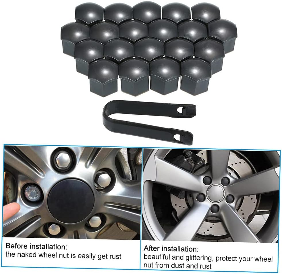 20Pcs Universal 19Mm Wheel Nut Covers Lug Nut Caps Screw Protector image number 1