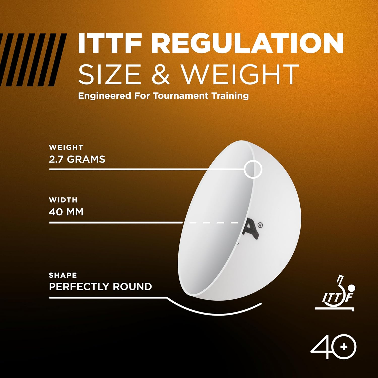 Stiga 3-Star Table Tennis Balls image number 5