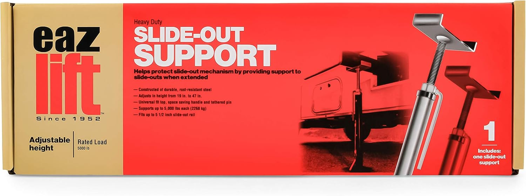 Camco Mfg Inc 48867 Eaz-Lift Heavy Duty Slide Out Support image number 4