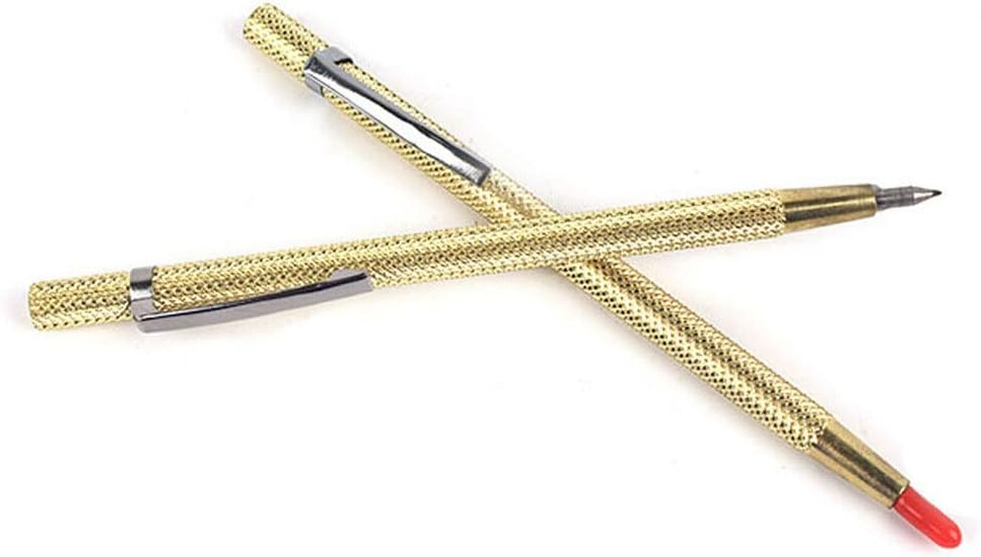 2Pcs Scribe Tool Scriber Tipped Engineering Pen Carbide Point Tungsten Sheet image number 4
