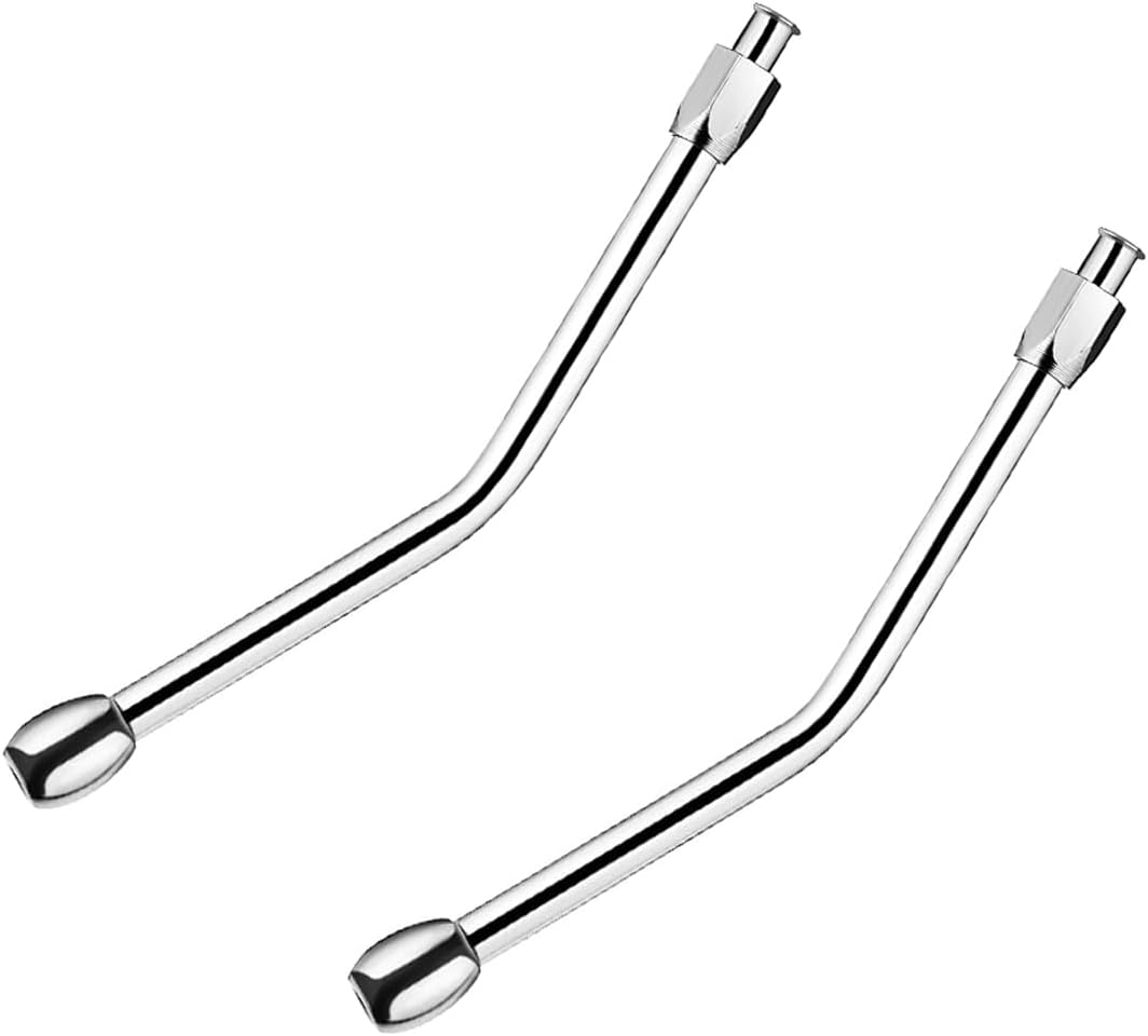 2Pcs Drench Nozzle Syringe Nozzle Drenching Livestock Sheep Cattle Goats Feeding Canula Olive Tip image number 2