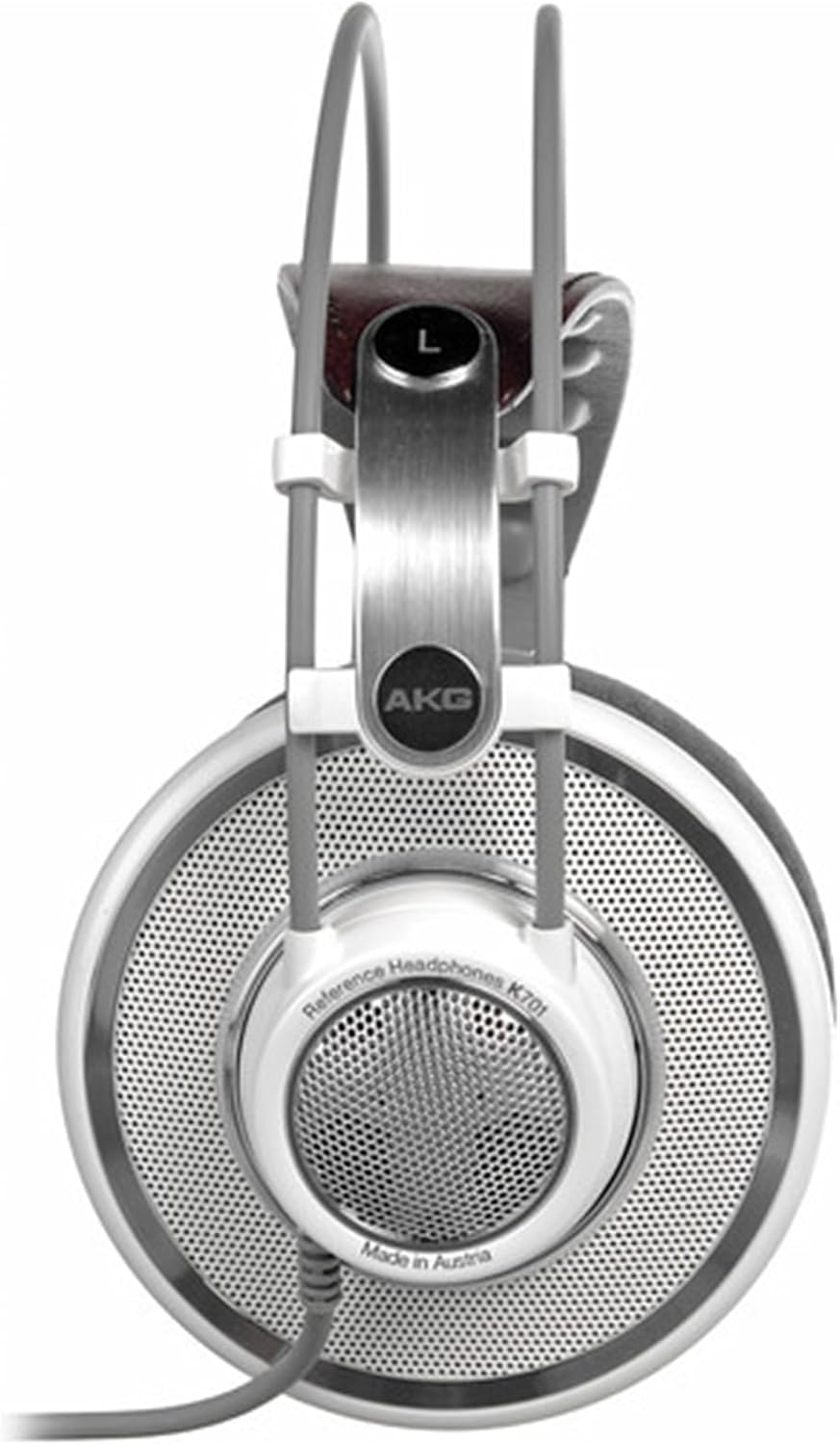 AKG Pro Audio K701 Over-Ear, Open-Back, Flat-Wire, Reference Studio Headphones, White image number 6