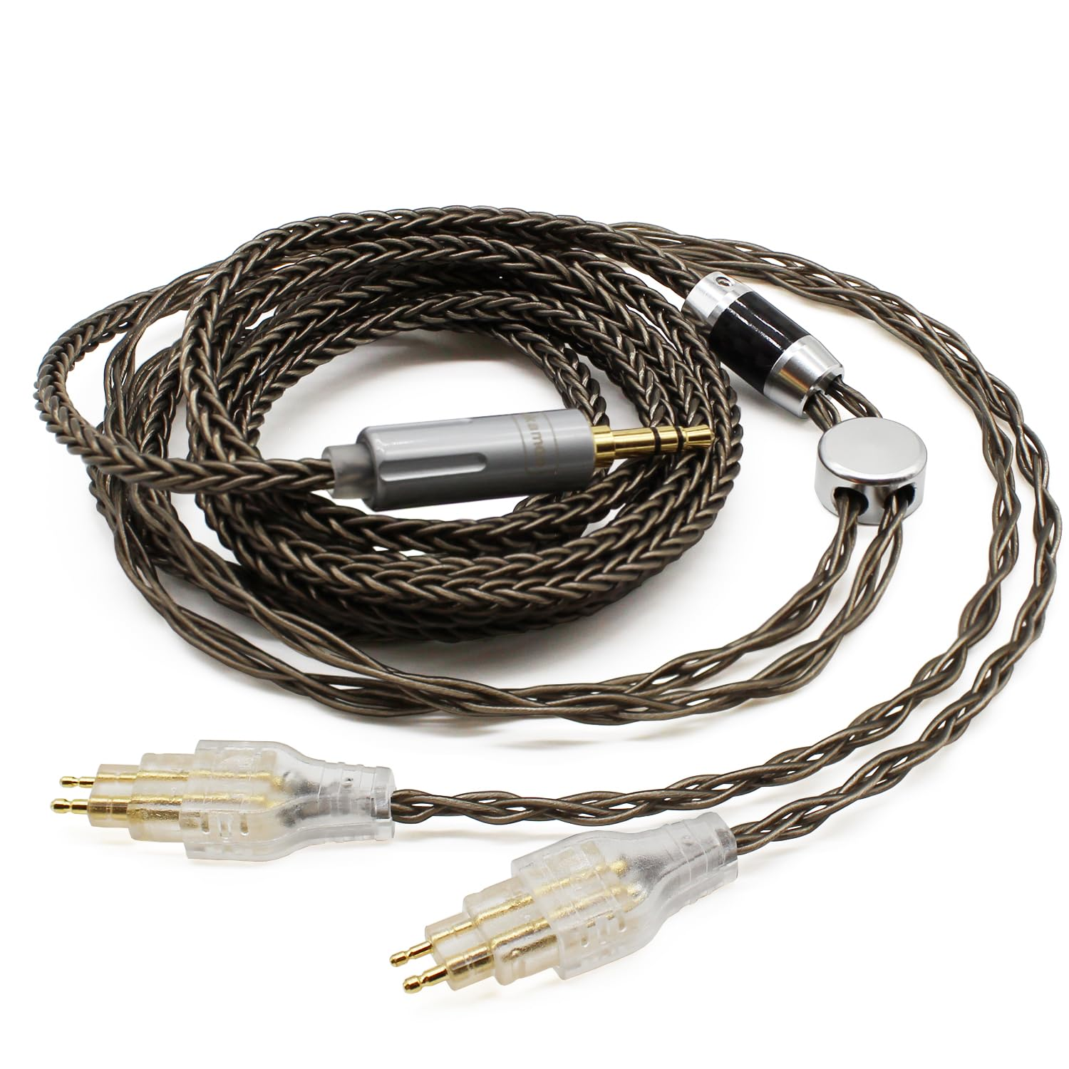 Youkamoo 8 Core Silver Plated Replacement Upgrade Cable Compatible for Sennheiser HD650, HD600, HD660S, HD660S2, HD580, HD58X, Massdrop HD6XX Headphones Upgrade Cable, 3.5Mm image number 1