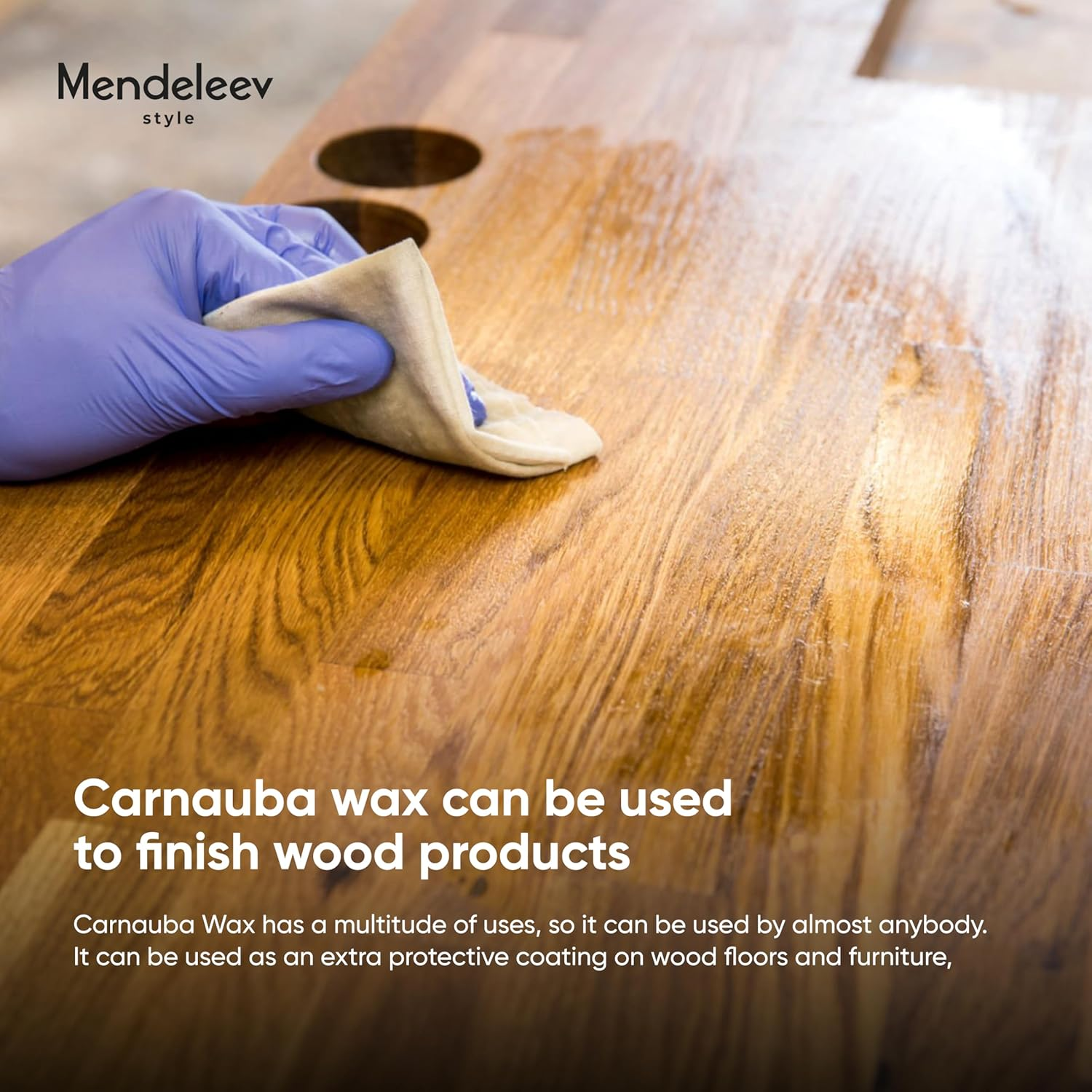 13 Oz (365 Gram) Carnauba Wax Flakes Pure Carnauba Wax Bulk for Wood Polishing image number 1