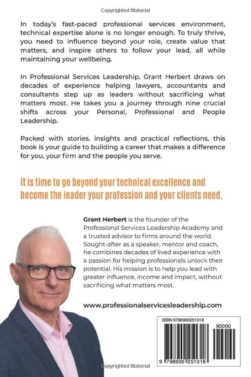 Professional Services Leadership: How to Have More Influence, Income, and Impact in Your Career, without Burning Out image number 1