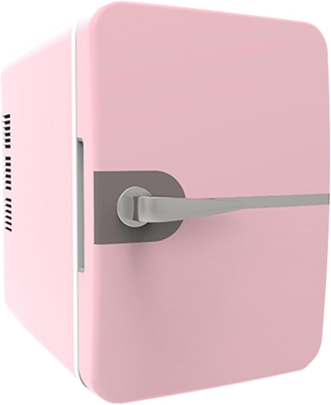 AFXGUSD 6L Mini Fridge Freestanding Beverage Refrigerator Cooler Adjustable Temperature USB Plug for Livingroom Dorm Bedroom Desktop, Pink - Pink image number 5