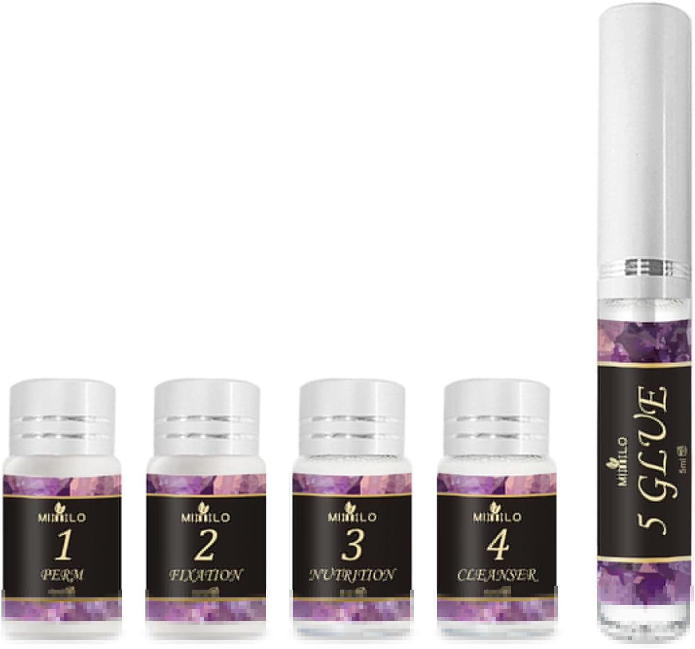 Lash Lift and Tint Kit - Lash Lift and Tint Kit, Eyelash Eyebrow Tint 2 in 1 Set - Semi-Permanent Eyelash Tint Kit Quick Lifting Tinting for Salon Home Seta-Au image number 2