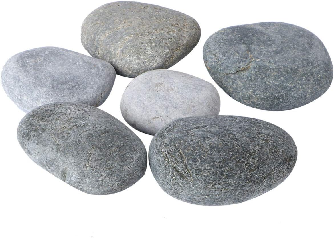 JOINPAYA 6Pcs Painted Stone Pebbles Painting Stones Rock Garden Pebble Painting Kit Large image number 4