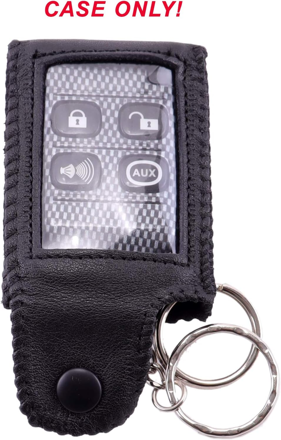 Universal Leather Case Cover with Side for Car Truck Auto Remote Smart Key Fob