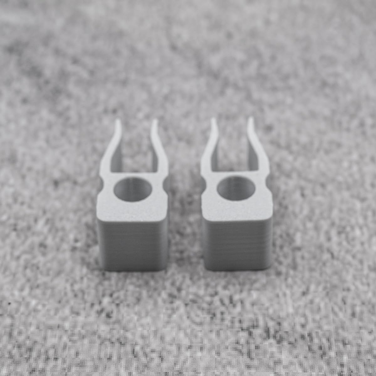 ULEIVA Pack of 2 Replacement Sliding Door Stopper Grey Compatible with IKEA Pax Hasvik Grimo Cabinet Door Stopper 128866 (Grey) - White image number 4