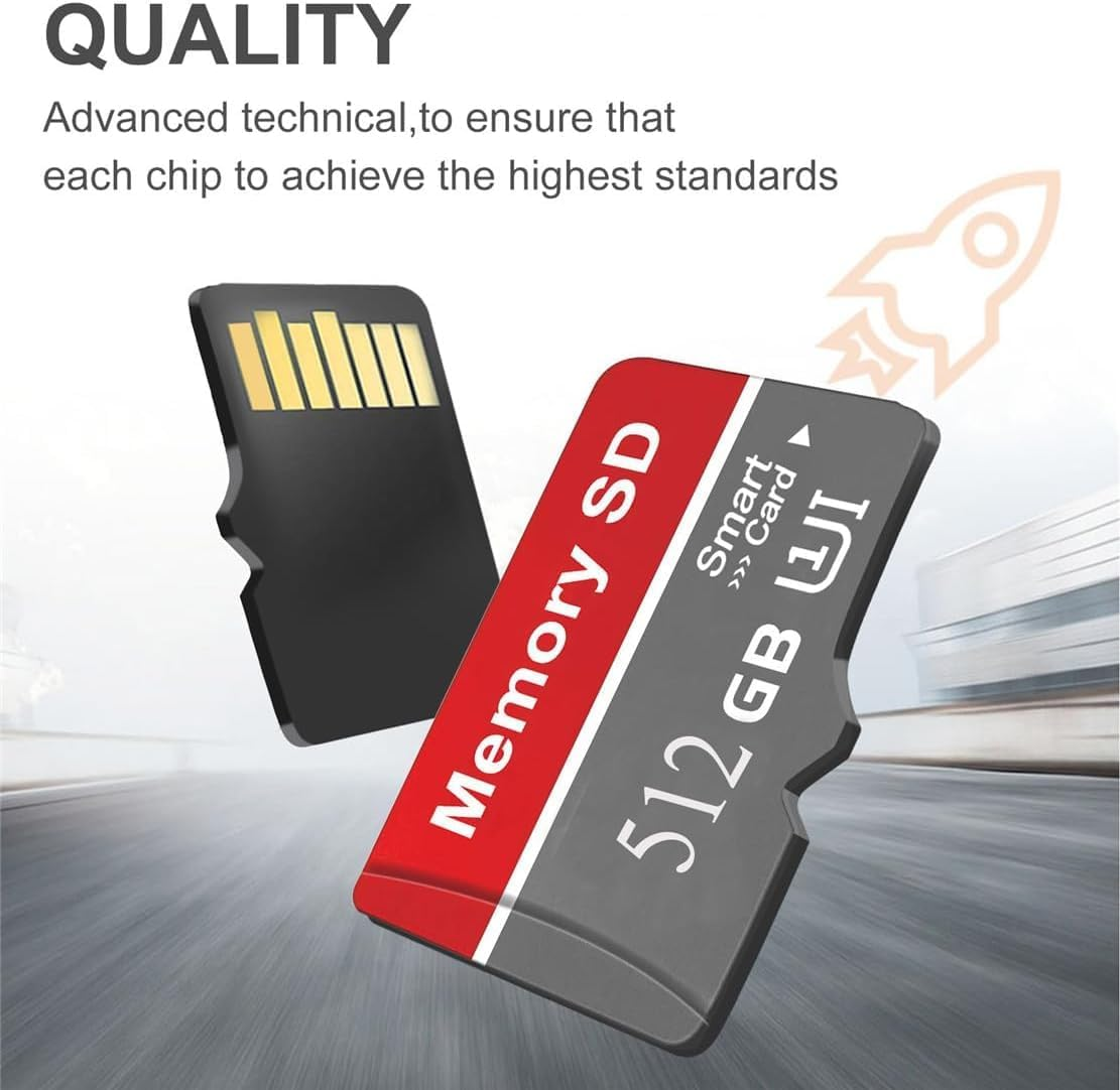 Microsd 512GB Memory Card with UHS-I U3 Full HD & 4K UHD Memory Card for Cameras and Drones Read Speed 100 Mb/S Write Speed 90 Mb/S image number 6