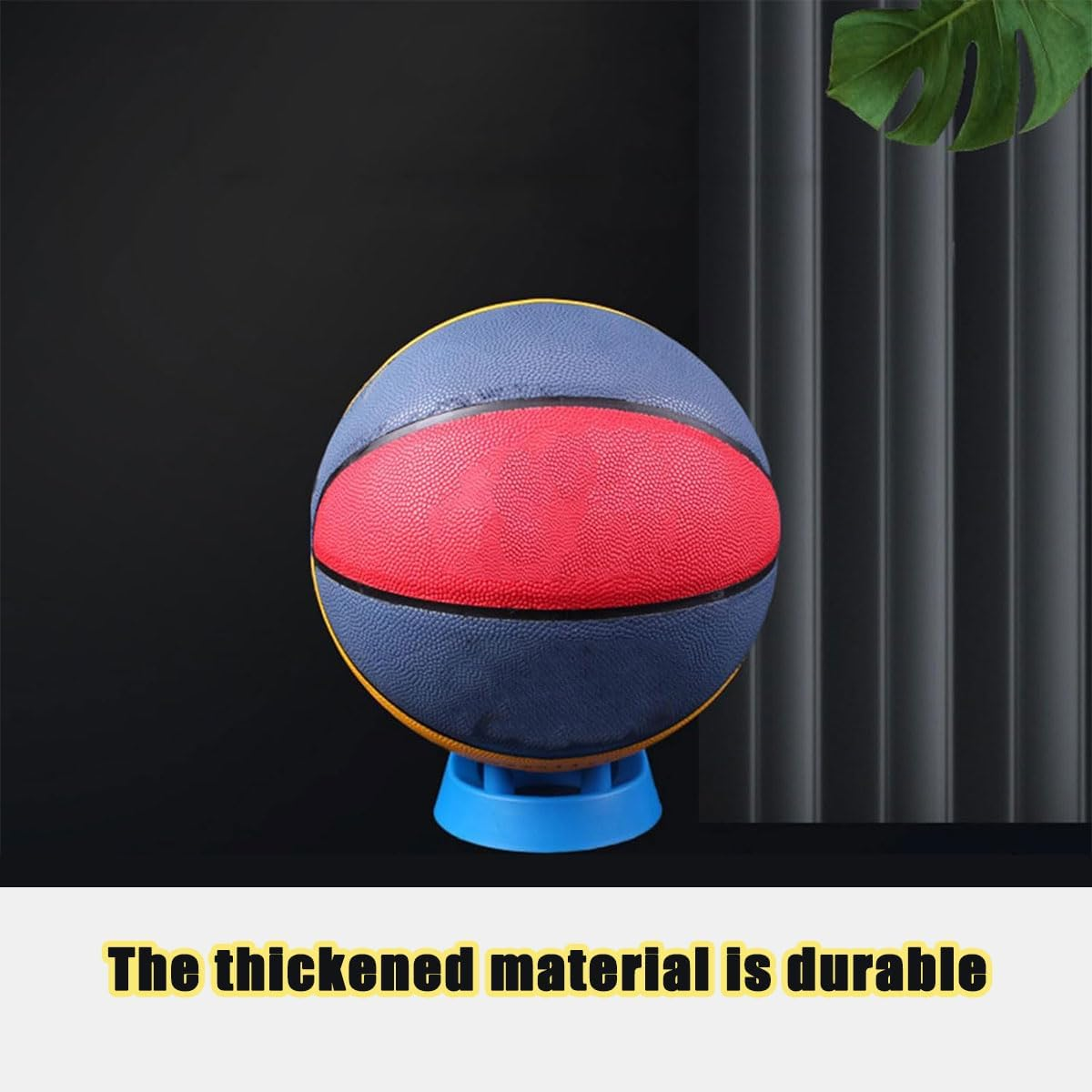 AIMALL 2PCS Multi-Functional Ball Holder, Sturdy Four-Corner Base for Footballs, Basketballs, Volleyballs, 4.92 Inches Wide, Available in Six Colors image number 2