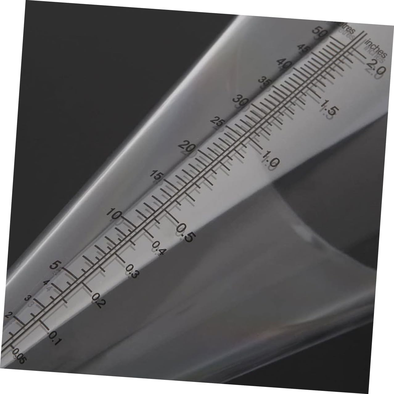 Jojofuny 2Pcs Transparent Rain Gauge with Sharp Spike for Outdoor Soil Insertion Conical Plastic Measuring Cup with Easy-Read Scale for Accurate Rainfall and Sprinkler Water Measurement In image number 1