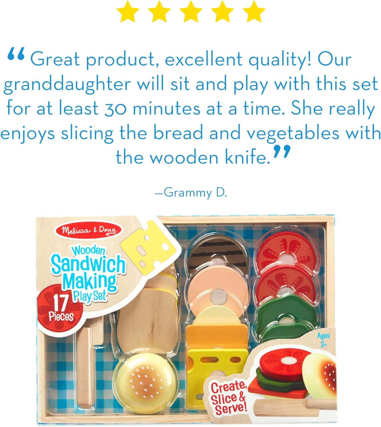 Melissa & Doug - Sandwich Making Set image number 4