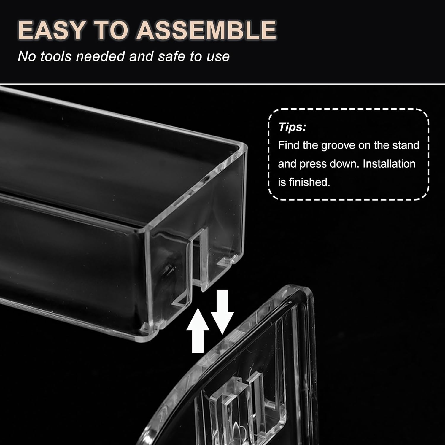 SUTOKAKA Nail Polish Organizer Clear Acrylic Eyeglasses Display Holder Essential Oil Storage Rack Makeup Stand Tray - 3 Layer image number 6