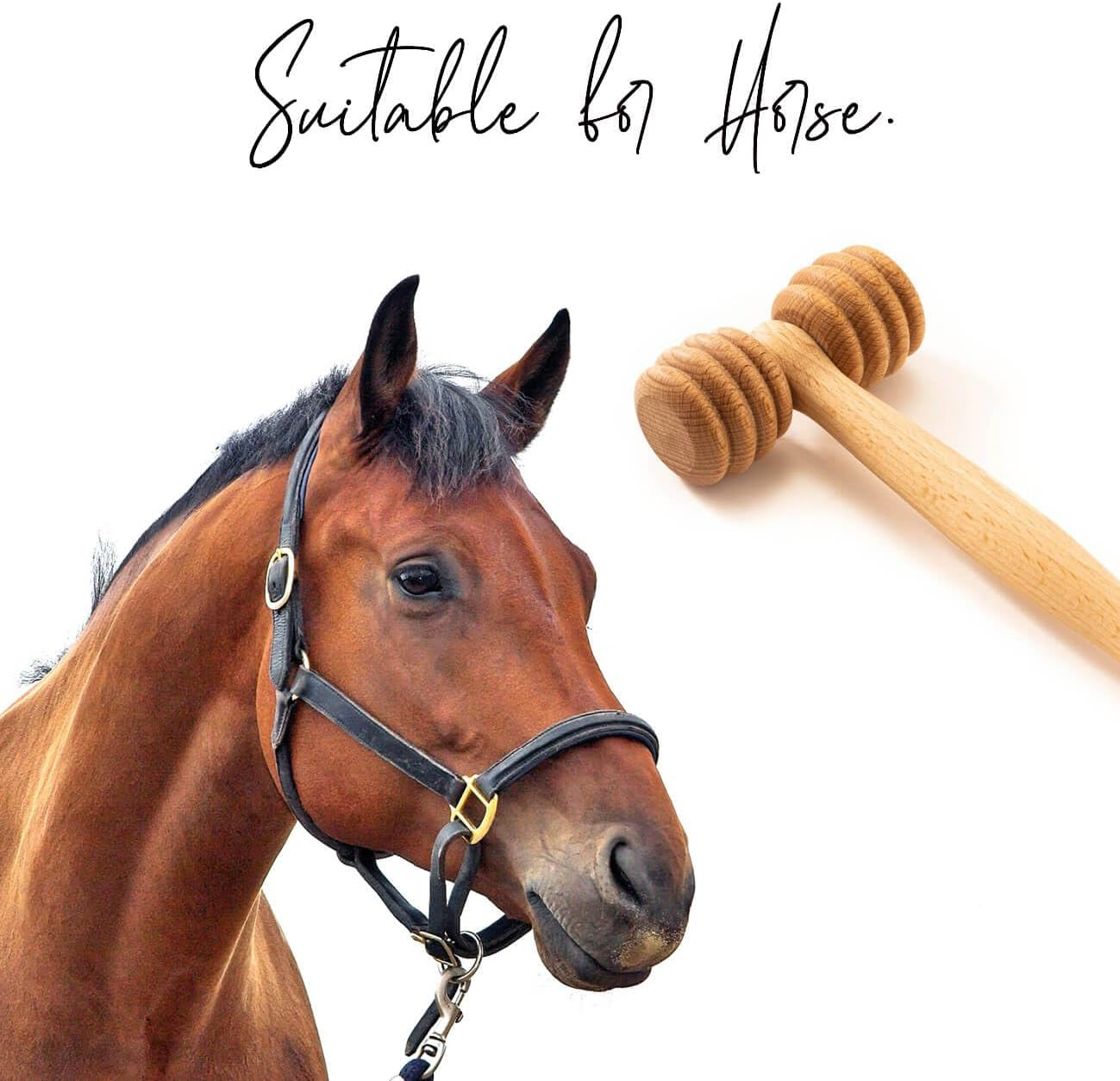 Tuuli Wooden Pet Massager Massager Roller for Dogs, Cats, Horses, Massage Brush, Short or Long Hair image number 5