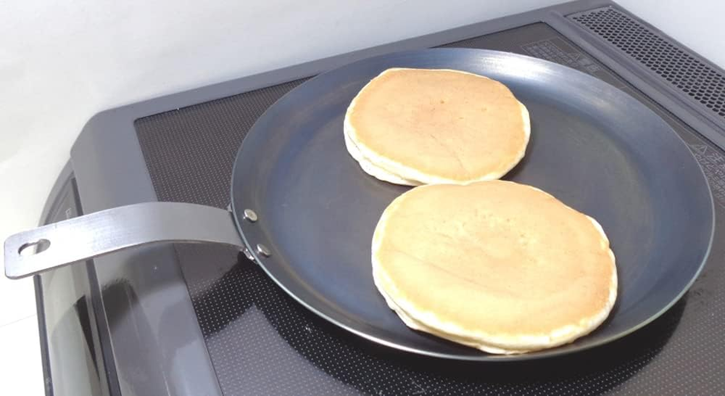 Fujita Metal 028507 Easy to Use Morning & Toast Crisp Pan, Small, Induction Compatible