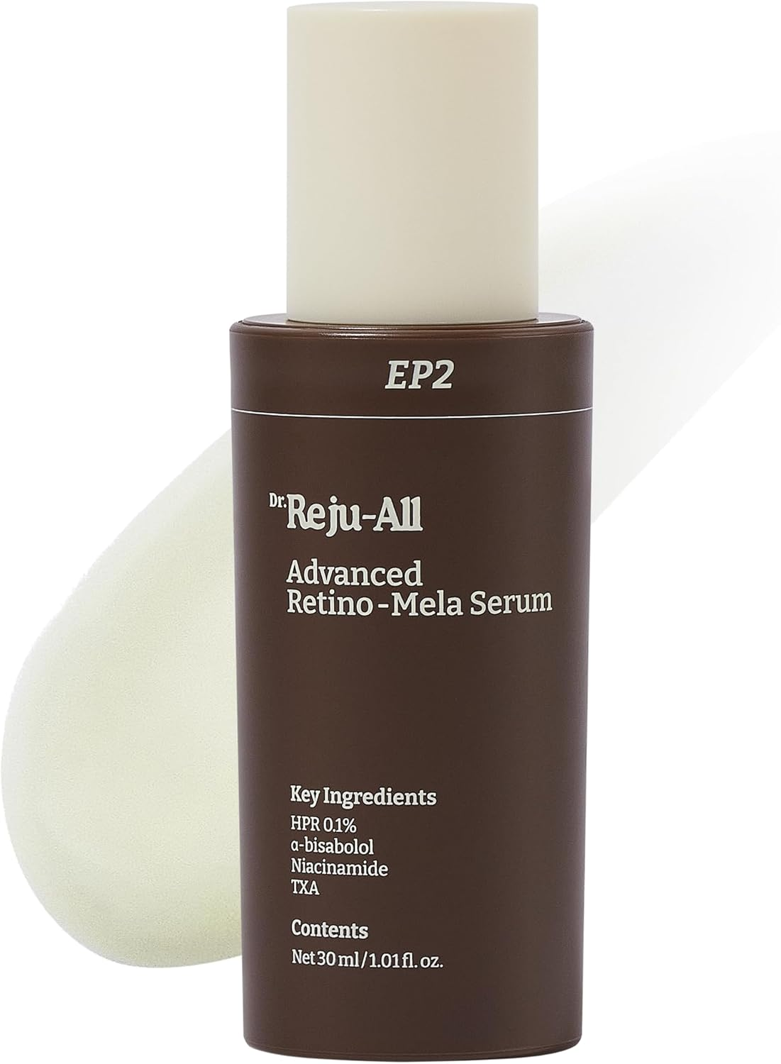 Dr.Reju-All Advanced Retino-Mela Serum &ndash; HPR Retinol Serum for Face &ndash; Anti-Aging, Pore Minimizer, Next-Gen Korean Skincare &ndash; Gentle & Beginner-Friendly &ndash; with Niacinamide 10% and TXA 4% &ndash; 1 Fl Oz image number 4