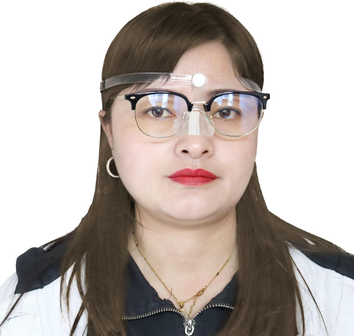 2 Pack Rhinoplasty Glasses Holder with Transparent Headwear Eyeglass Suspension for Post Nasal Surgery Rhinoplasty Septoplasty Recovery Nose Recovery