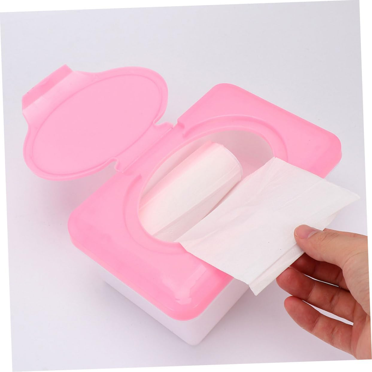 Holder Dispenser for Wipes Portable Wipes Box Modern Style Tissue Box Cover for Bedroom image number 6