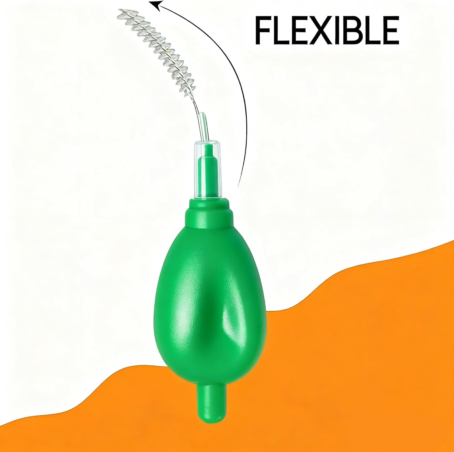 Interdental Brushes 12 Pack - 0.8Mm Fine Dental Brushes for Teeth Cleaning, Plaque Remover for Narrow Gaps, Professional Dental Care Tools with Soft Bristles (Green) image number 2