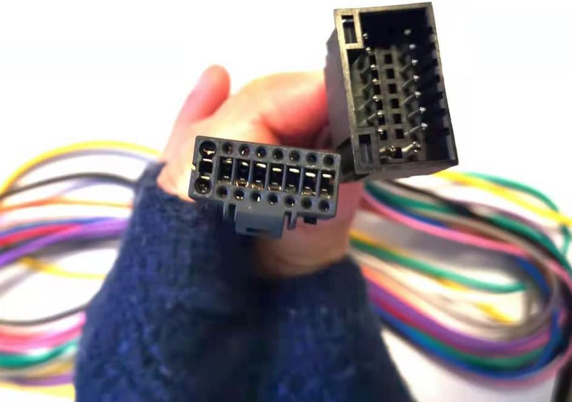 Strpump 16Pin Car Radio Stereo Power Retrofit on Harness Cable Extension Wire Cord 600MM Length for Aftermarket Android GPS Head Unit image number 1