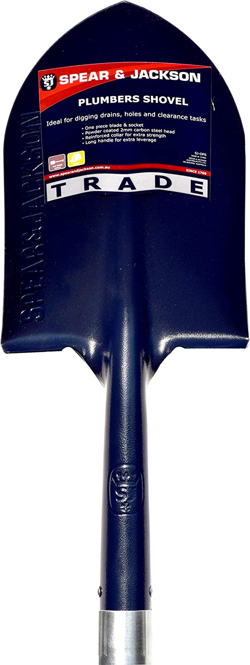 Spear & Jackson Plumbers Long Oak Handle Shovel image number 3