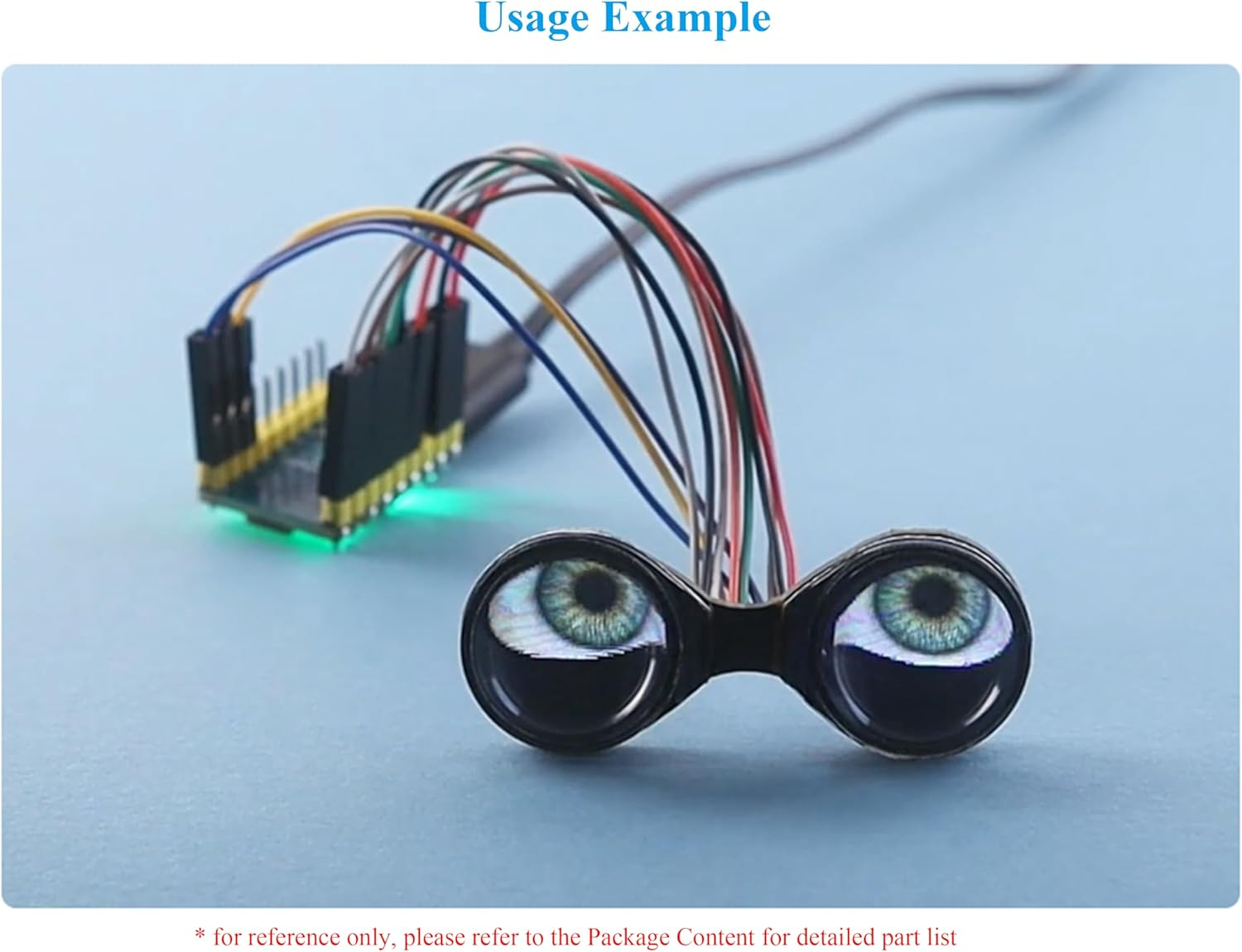 0.71Inch Double Eye round LCD Display Module Compatible with Raspberry Pi Pico/Pico W, ESP32 / Arduino, 160X160 Resolution, IPS Panel, 65K Colors, SPI Interface image number 1