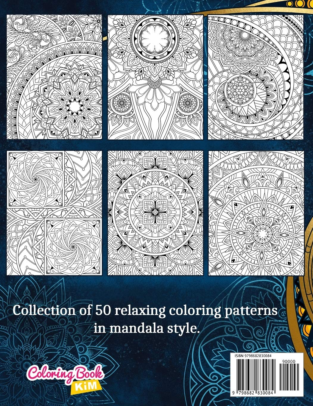 Amazing Patterns: Adult Coloring Book, Stress Relieving Mandala Style Patterns image number 1