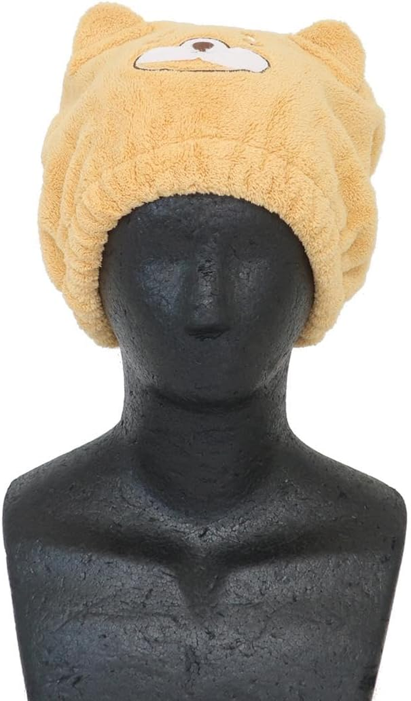 Kabutte Animal [Hair Dry Towel Hat] Microfiber Towel Cap/Shibaine Dog image number 2