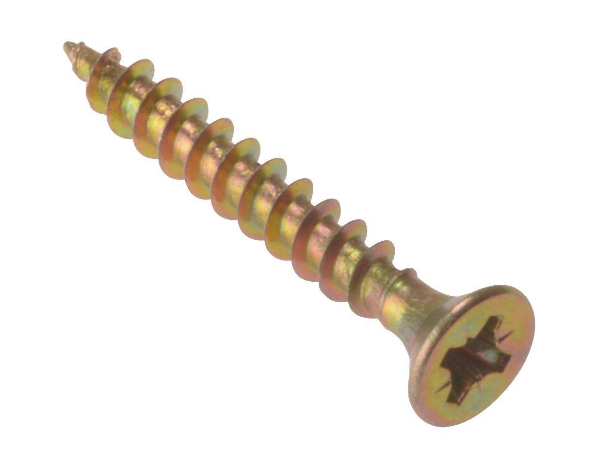 Forgefix Multi-Purpose Single Thread Screws | 3.5 X 35Mm | Zinc Yellow Passivated | Box 200 image number 6