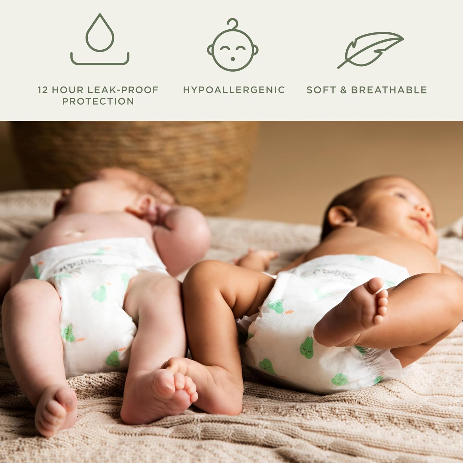 Tooshies Nappies Size 1 Newborn 3-5Kg 52 Pack image number 1