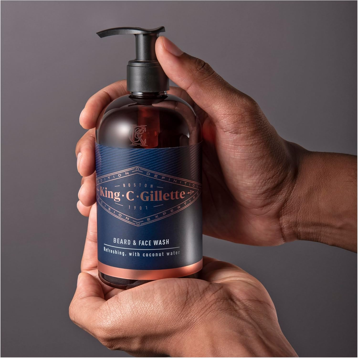 King C. Gillette Beard and Face Wash, 350Ml image number 4