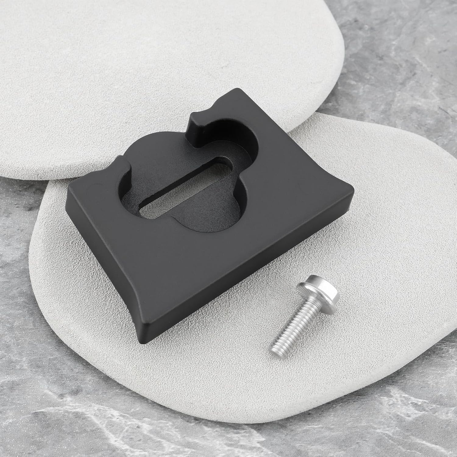 YINETTECH Car Tailgate Aluminum Alloy Stopper with Screws Compatible with Jeep JK JKU 2007-2018 image number 2