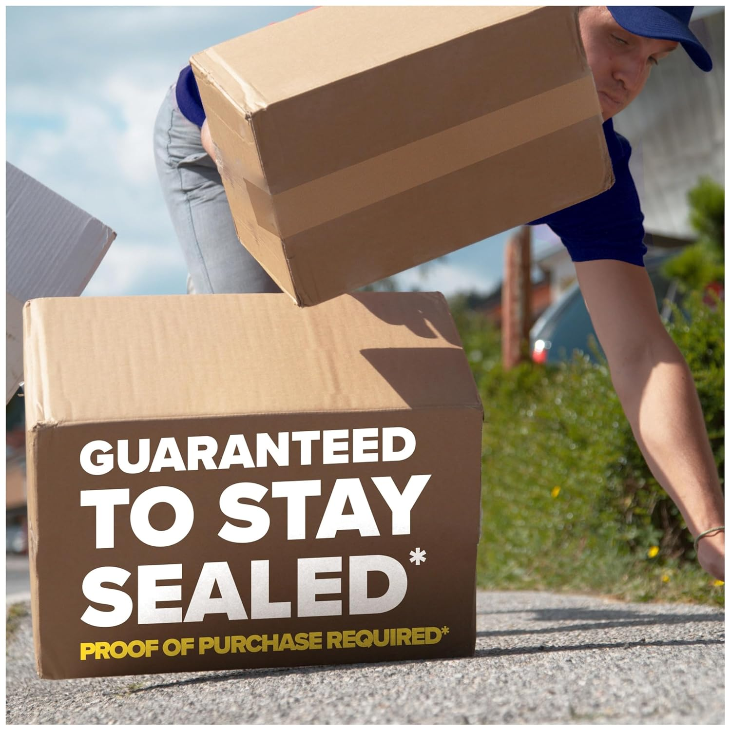 Scotch Box Lock Paper Packaging Tape, 8 Rolls, 1.88 in X 900 In, Durable Holding Power, Strong Secure Seal, Curbside Recyclable (7850-23-8GC) image number 6